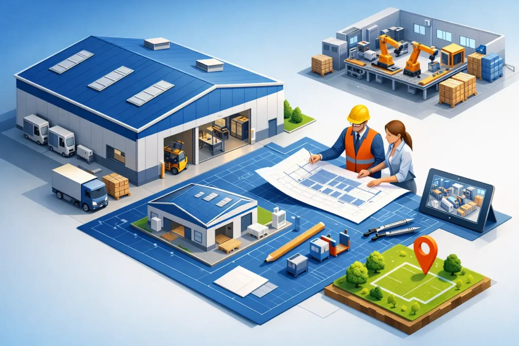 Isolierte Halle für Produktion richtig planen
