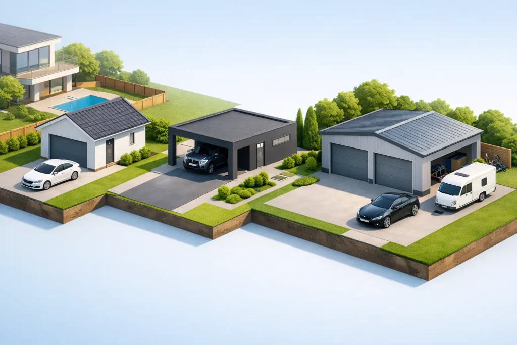 Die beste Garage für Ihr Grundstück wählen